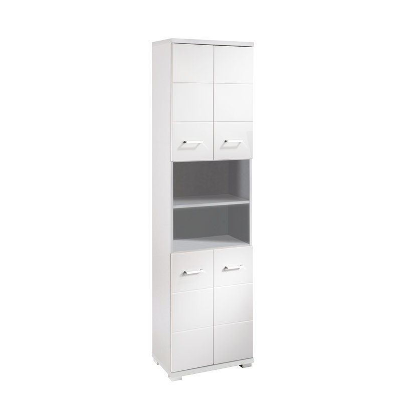 Evonda Linen Cabinet, White