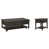 2 Pieces: Coffee Table, End Table