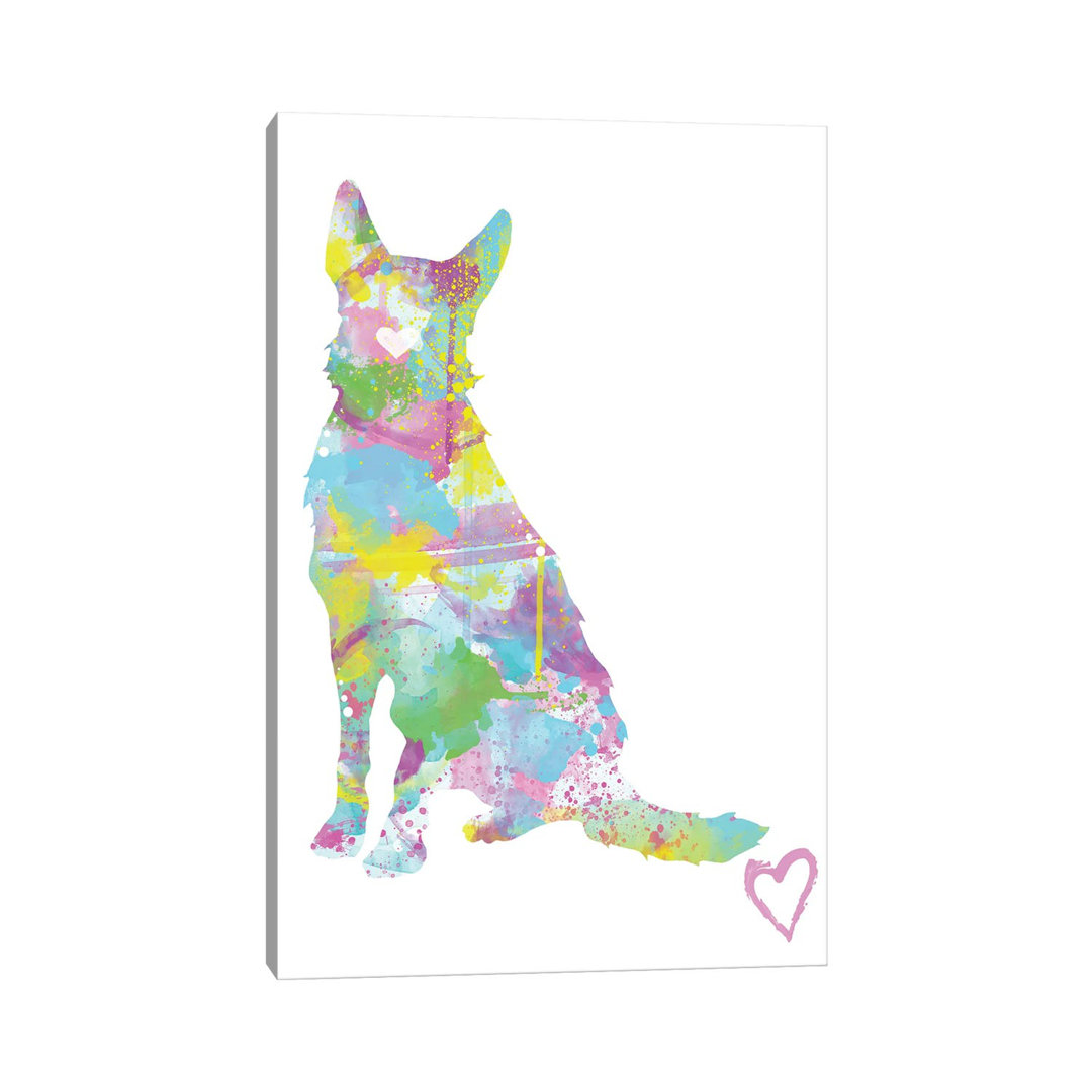 German Shepherd Silhouette I by - Art Prints on