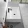Serene Valley 18.9'' Solid Surface Square Bathroom Sink