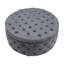 75cm Wide Cylinder No Pattern Footstool Ottoman-2040105915