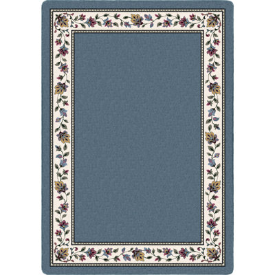 Alminus Symphony Lapis Floral Area Rug