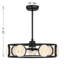 Castra LED Fan D'Lier in Warm Brass-129437219