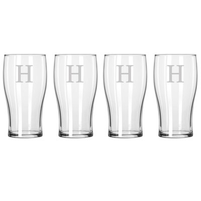 Ballentines Script Monogram 20oz. Pilsner Glass Set