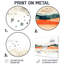 Shifting Marble Landscape - Abstract Art mural en métal, impression murale en marbre-1167083658