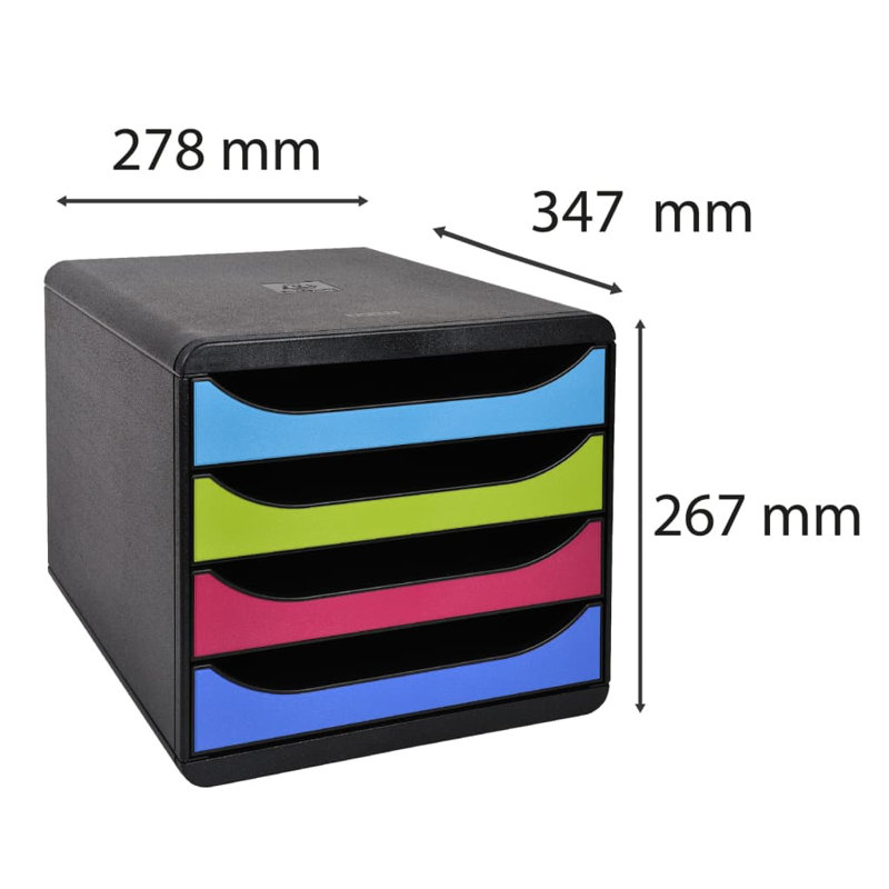 Plastic Desk Organiser Set