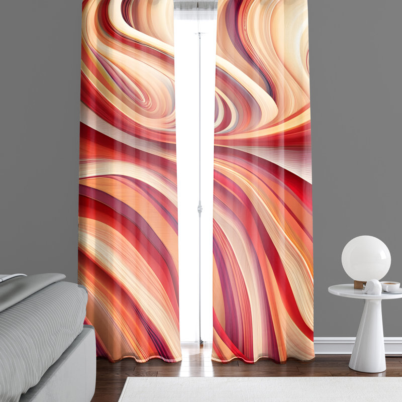 Rideau en polyester Japon, L 40 po x L 52 po