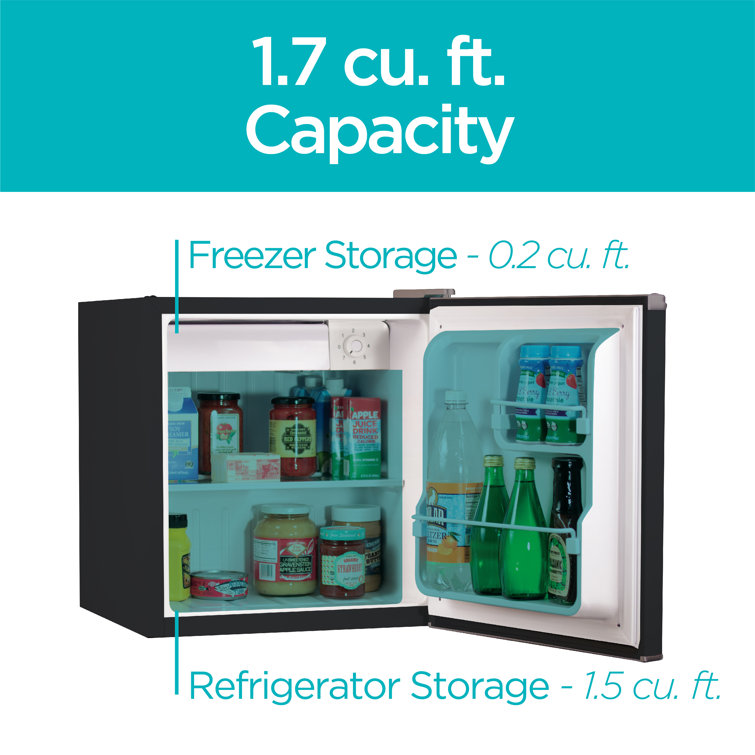BLACK+DECKER BCRK17W 1.7 Cu. ft. Compact Refrigerator for sale
