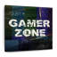 «Video Games Gamer Zone», impression sur toile-92563248