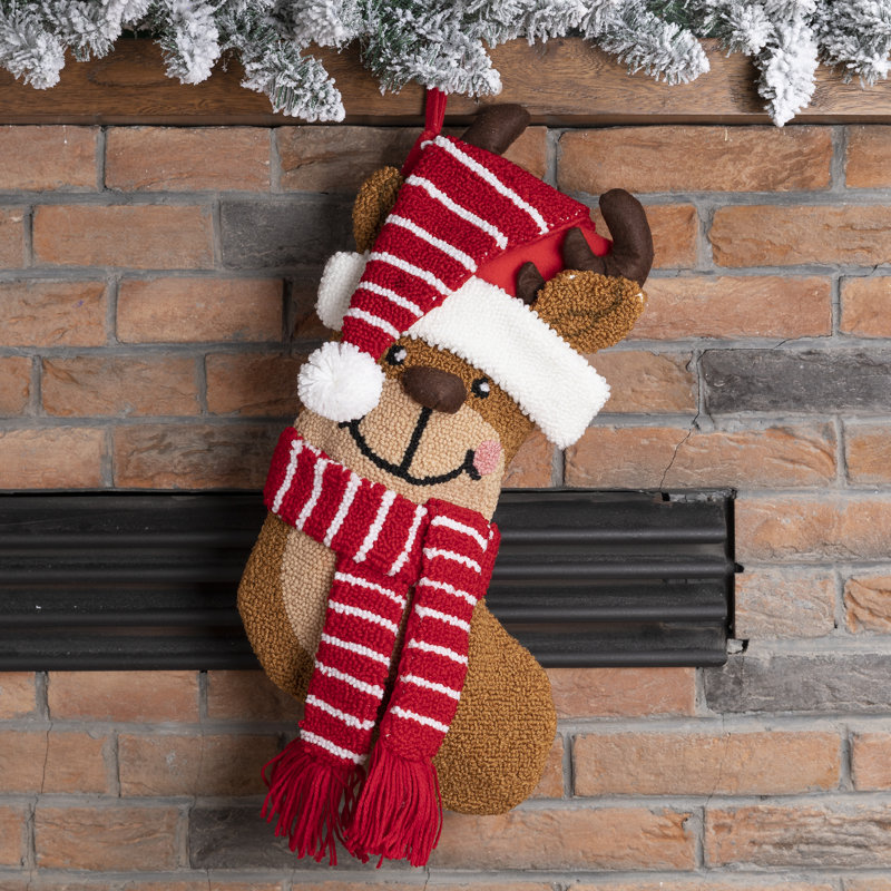 3D Reindeer Stocking