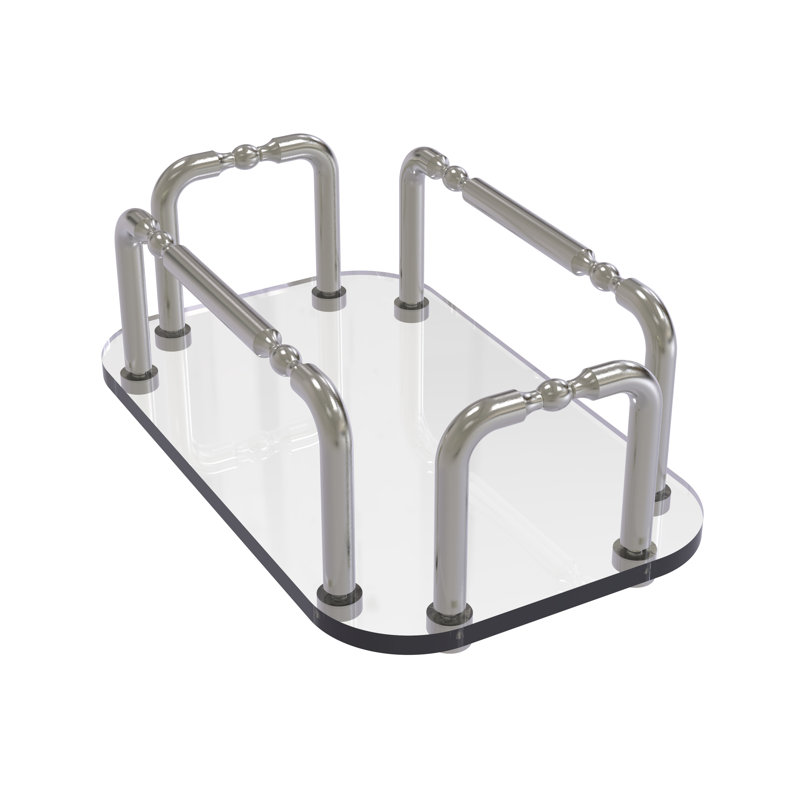Plat à savon autonome Gober, Nickel satiné