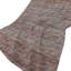 Jeté 50 "x 70" en polyester bourgogne et beige