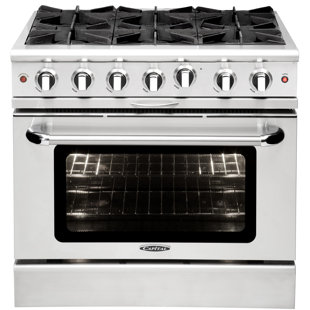 Capital 36" 4.9 Cubic Feet Gas Free Standing Range