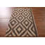 Tapis géométrique en laine Kilim