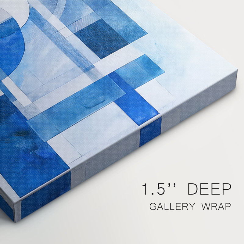 ABSTRACT Series XCVI - Toile tendue avec châssis Premium - Prêt à être accroché, H 18 po x l 12 po