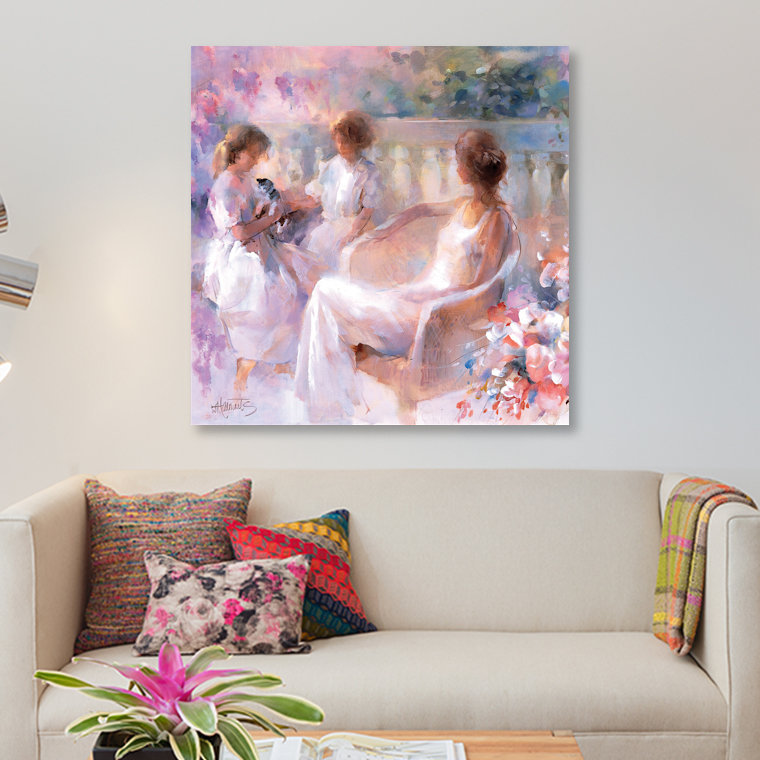 «Our Kitten», reproduction sur toile, H 18 po x l 18 po x P 1,5 po, Toile tendue, Pas de tapis