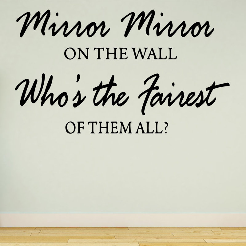 Adhésif décoratif "Miroir sur le mur", 12,5 x 22