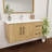 Victoria 41.7 " W Wall Mounted 1 Single Vanity Bathroom Vanity With Acrylic Top-97880893