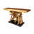 59'' Live Edge Teak Console Table
