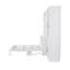 Grand lit escamotable mural avec placard, blanc-879443922