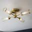 Cunningham Glass Semi Flush Mount