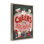 «Cheers Festive Holiday Drinks», art mural encadré sur toile flottante, design par Laura Watson