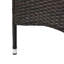 Ensemble de 2 chaises d'extérieur en osier pour l'extérieur