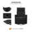 4-in-1 Ergonomic Recliner Chair With 360° Swivel & Rocking Glider Function, High-back Premium Faux Leather Single Sofa With Plush Upholstery For Nursery, Living Room, Home Office & Reading Nooks-1474201997