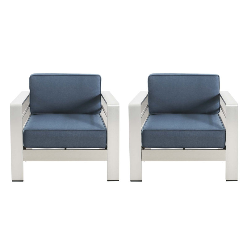 Coussin de chaise club, Bleu