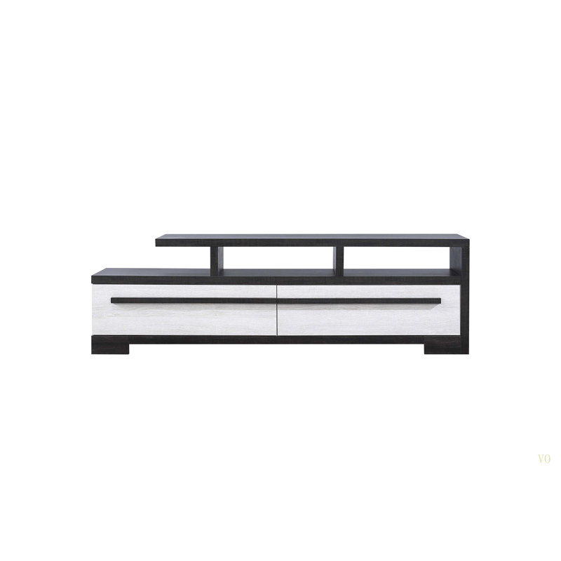 Meuble télé 1 pièce 2 pièces, Beige / ébène