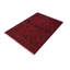 Tapis rouge / noir en laine noué à la main de style oriental Cremeans 5 pi 2 po x 6 pi 6 po