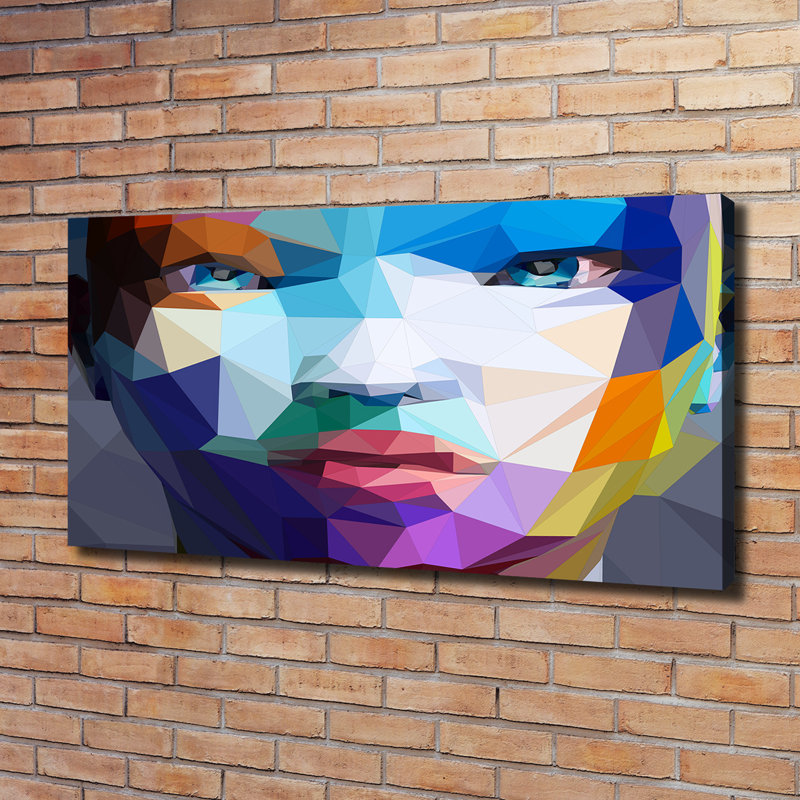 Abstraction of a woman 1 Piece Wrapped Canvas Wall Art