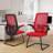 Laceymay Office Desk Chairs, Ergonomic Mesh Executive Computer Chairs with Sled Base, Flip-Up Arms-1302788647