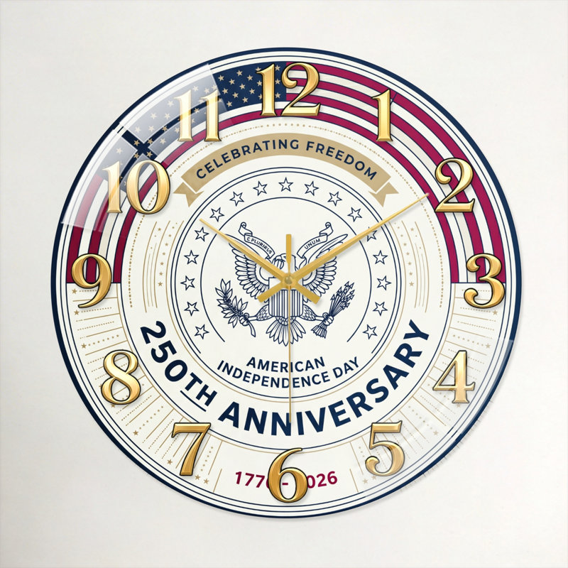 "American Flag USA 250th Anniversary Merchandise", 40 x 40 cm (15,7 x 15,7 pouces)