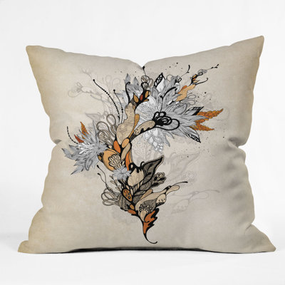 Floral Throw Pillow