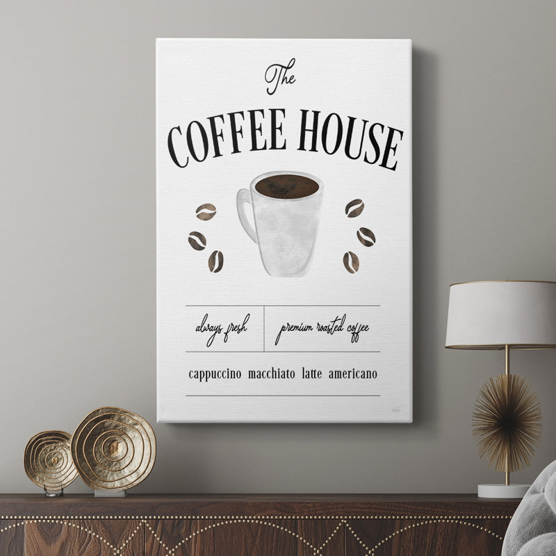 Café toujours frais - galerie Cavas sur mesure, H 18 po x l 12 po