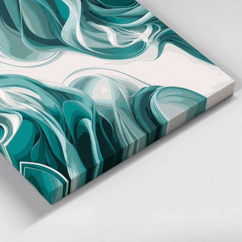 Art mural sur toile Lyrical Abstraction 81, H 16 po x l 20 po