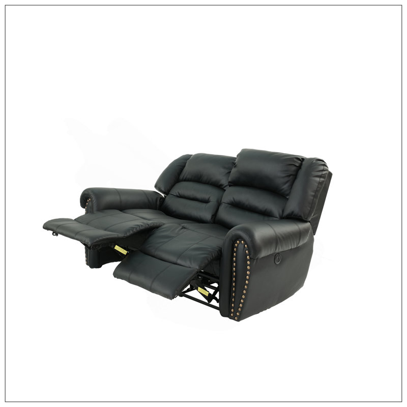 Causeuse Plush Relax 1pc, Noir