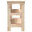 Work Bench 43.5X19.7X31.5" Solid Wood Pine