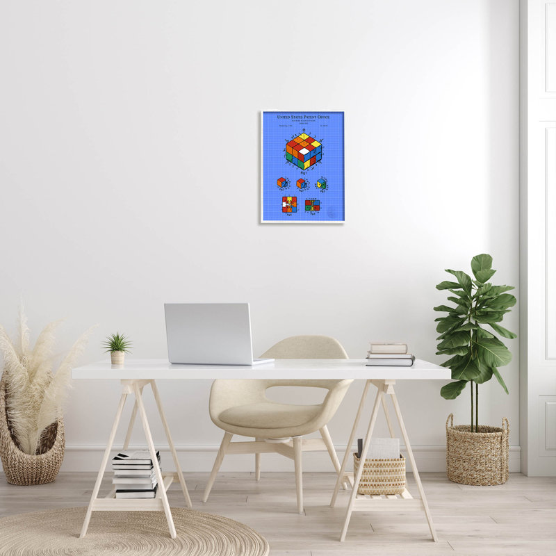«Vivid Logic Toy Brevet» par Karl Hronek - impression sur toile, H 20 po x l 16 po x P 1,5 po