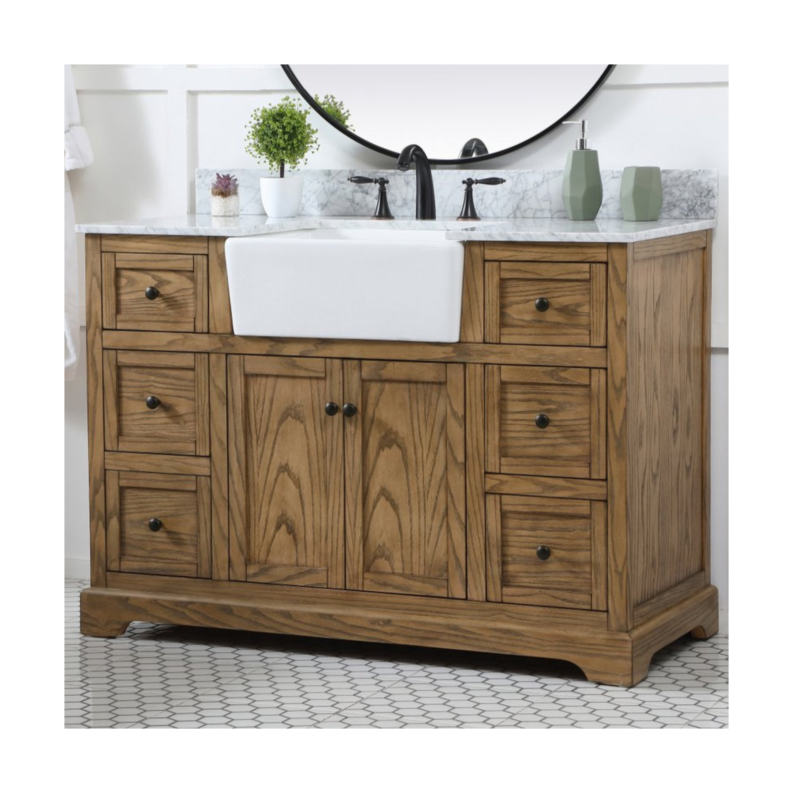 Pardue 48'' Single Bathroom Vanity, Driftwood
