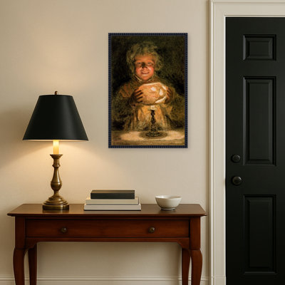 «Turnip Lantern Halloween» par William Henry Hunt, reproduction d'art sur toile encadrée