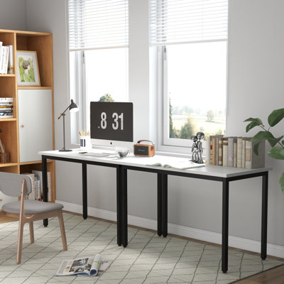 Charlae Pivit 4FT Rectangular Conference Table, Modern Seminar Table by Wade Logan