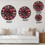 Horloge murale rouge et orange-1585151266