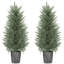 Set of 2 artificial cypress trees-135948704