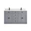 60" Solid Wood Sink Vanity With 1" Artificial Stone Top-1219169597-1219169599