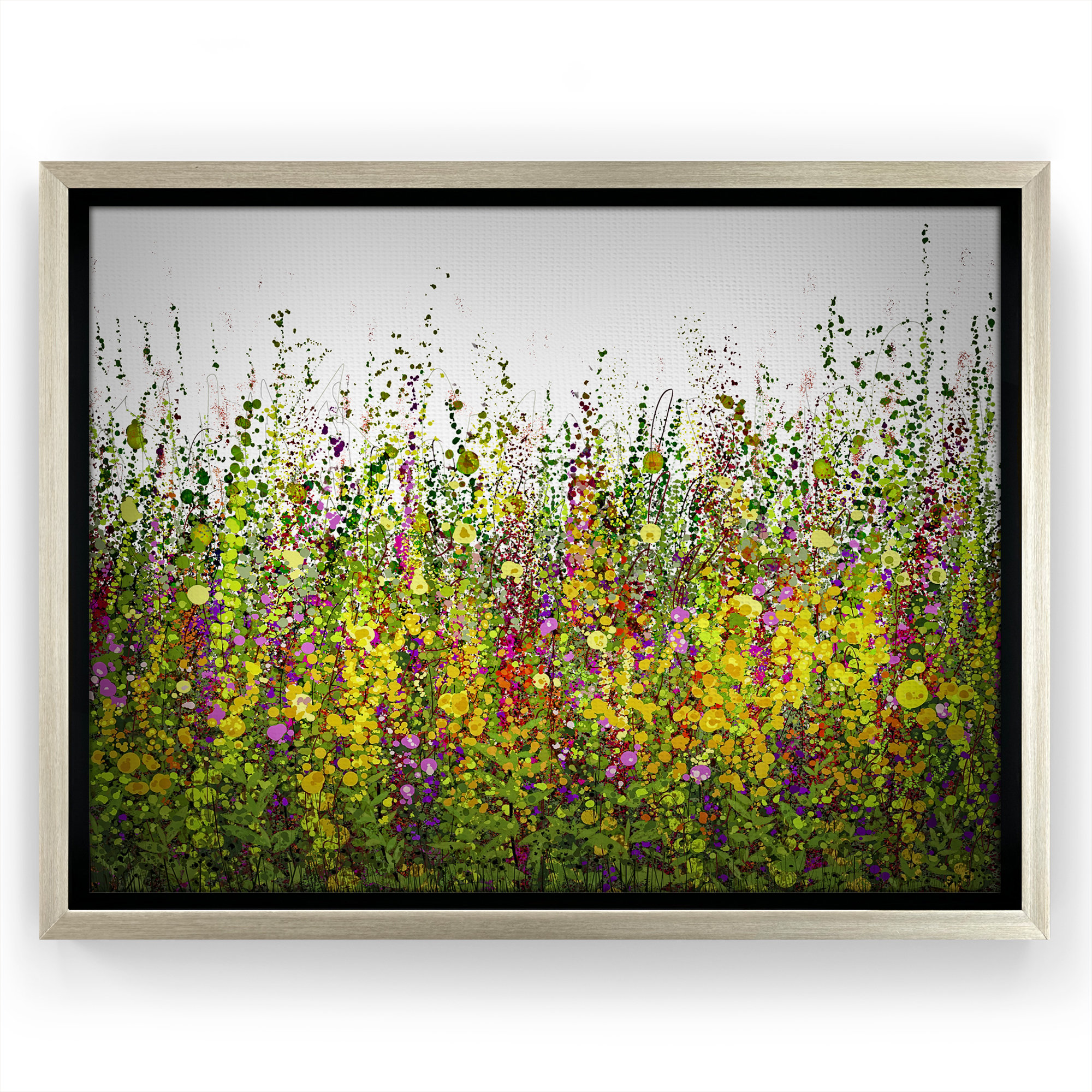 Winston Porter Vivid Memories by OLena Art Modern Wall Art Decor - Floating  Canvas Frame | Wayfair