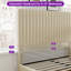 Lit plateforme double tapissier double avec tête de lit réglable et lattes en bois-2112072427-2112072438