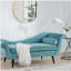 Chaise longue avec accoudoirs à volutes-1102333571