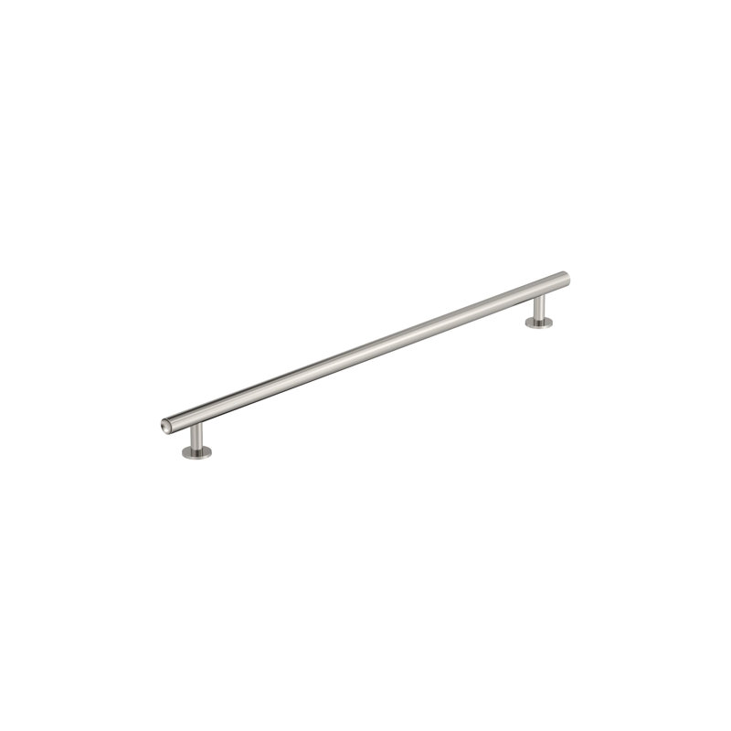 Poignée barre Radius, 12.625", Nickel poli